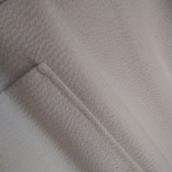 S MAX MARA Cashmere Wool blend Wrap coat-ALATI- Ghiaccio i.e. ice- Ital 44, US10 - Picture 4 of 11